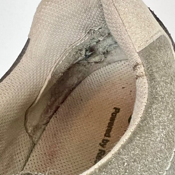 Ecco Gray/Beige Suede Mens Receptor Walking Shoe Sz 10-10.5 EU 44 Light Durable - Picture 13 of 15